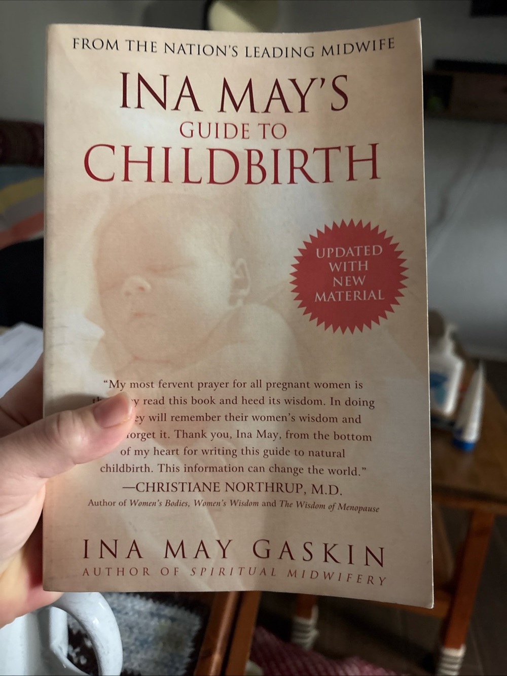 Ina May's Guide to Childbirth - Soft Beige Book Cover